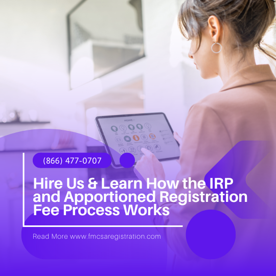 How The IRP and Apportioned Registration Fee Process Works