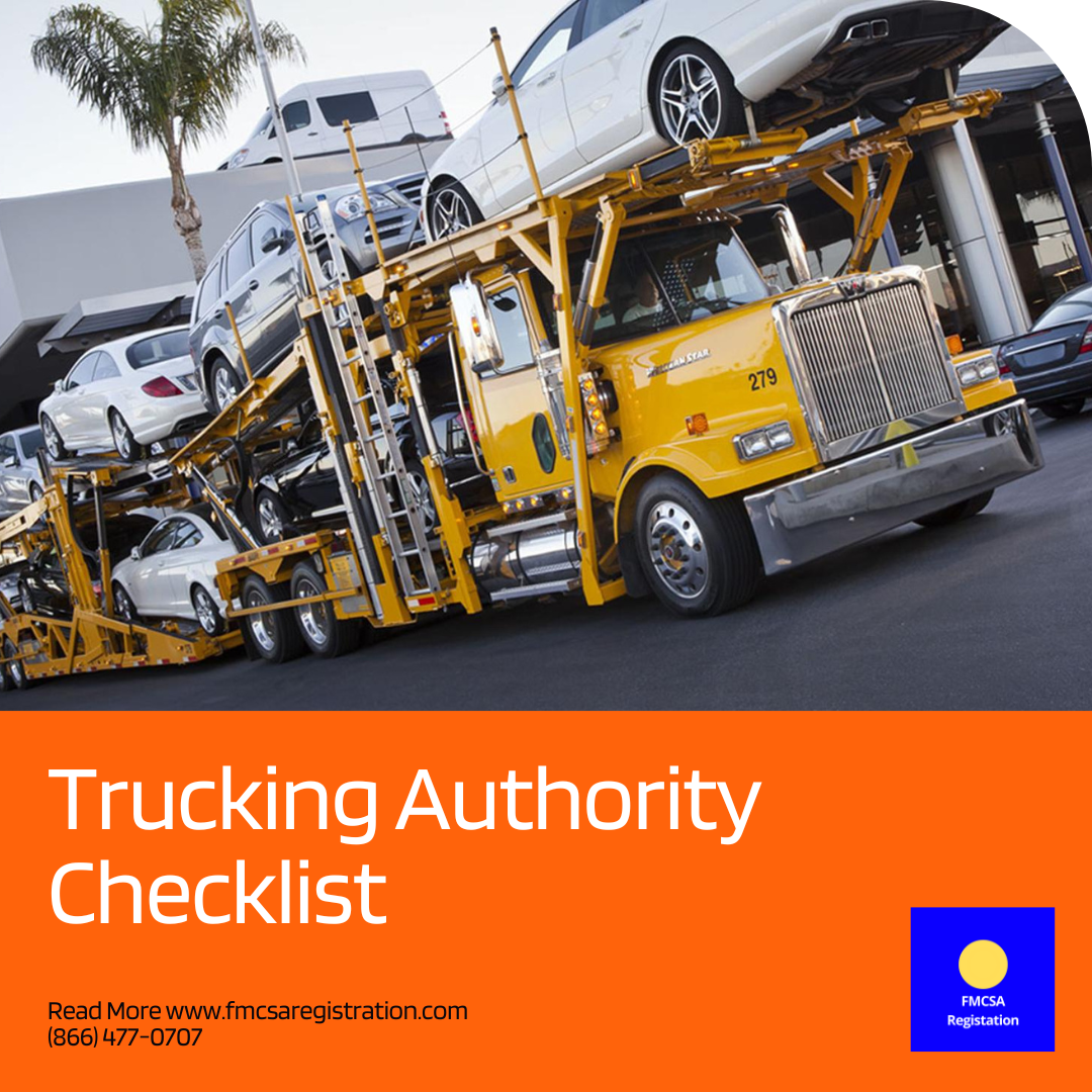 owner-operators trucking authority checklist description for licensing freight forwarder 