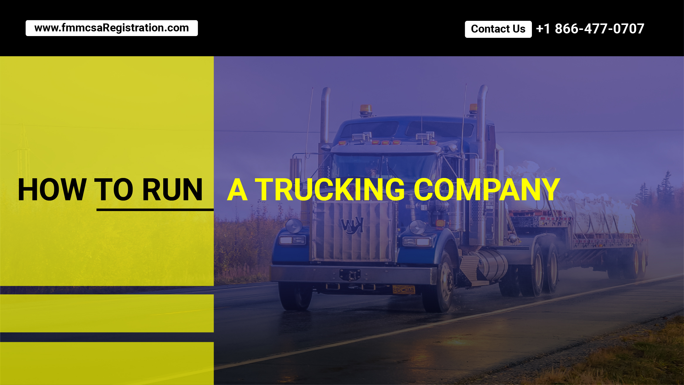How to run a trucking company correctly across state lines for brokers