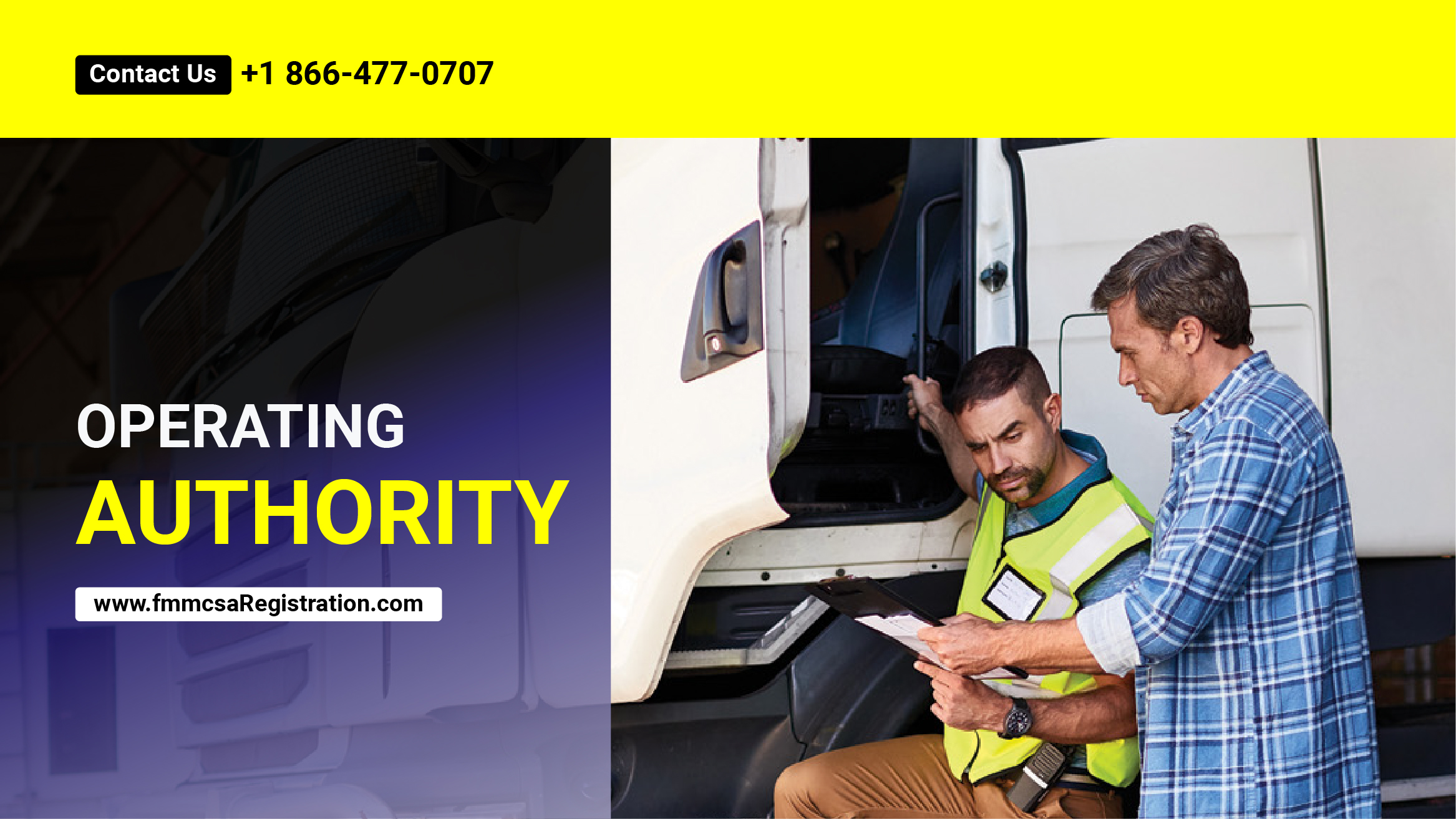 Operating Authority is qualification of FMCSA dot number to classify you
