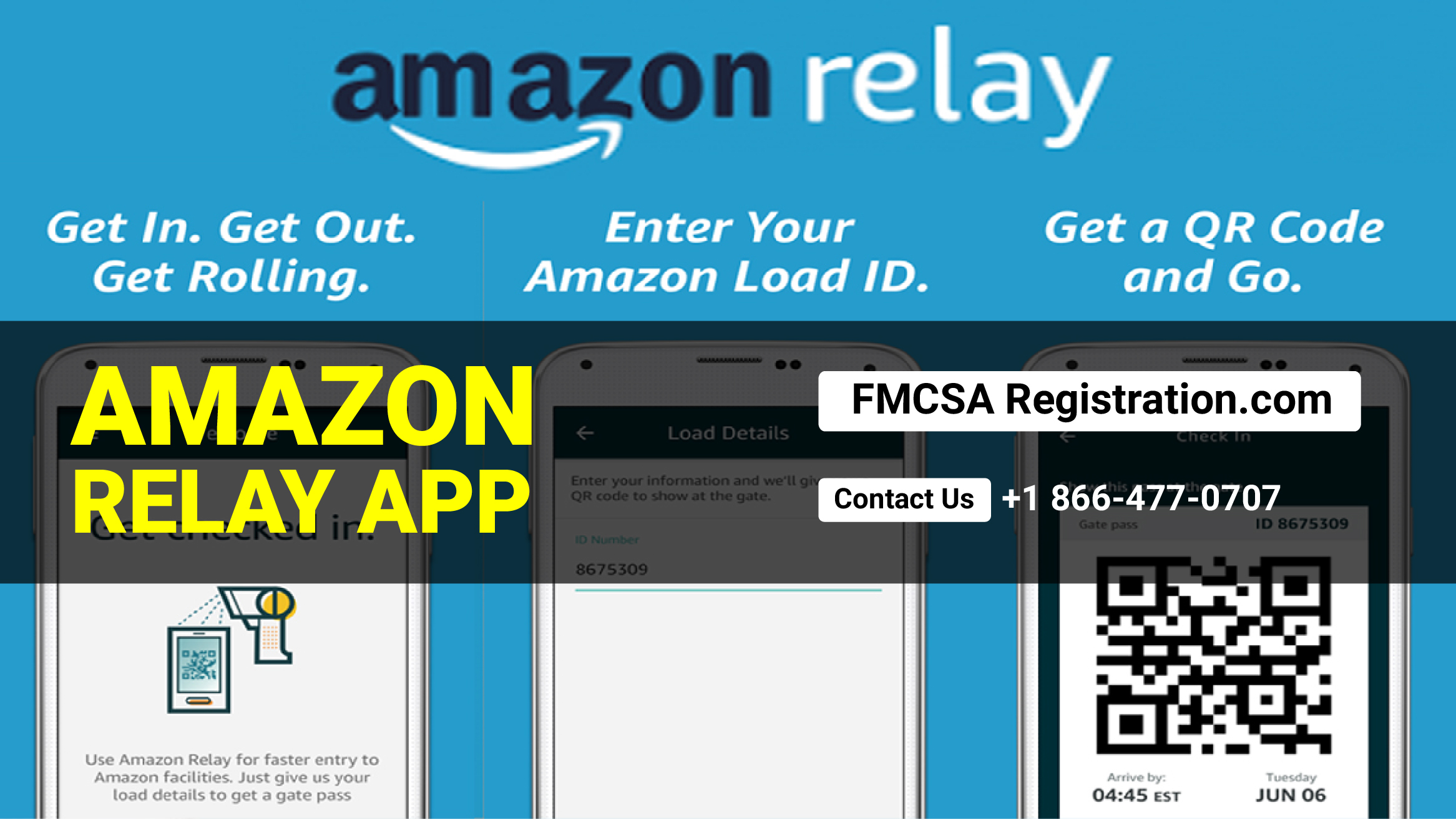 Get DOT and MC Number to apply for Amazon relay