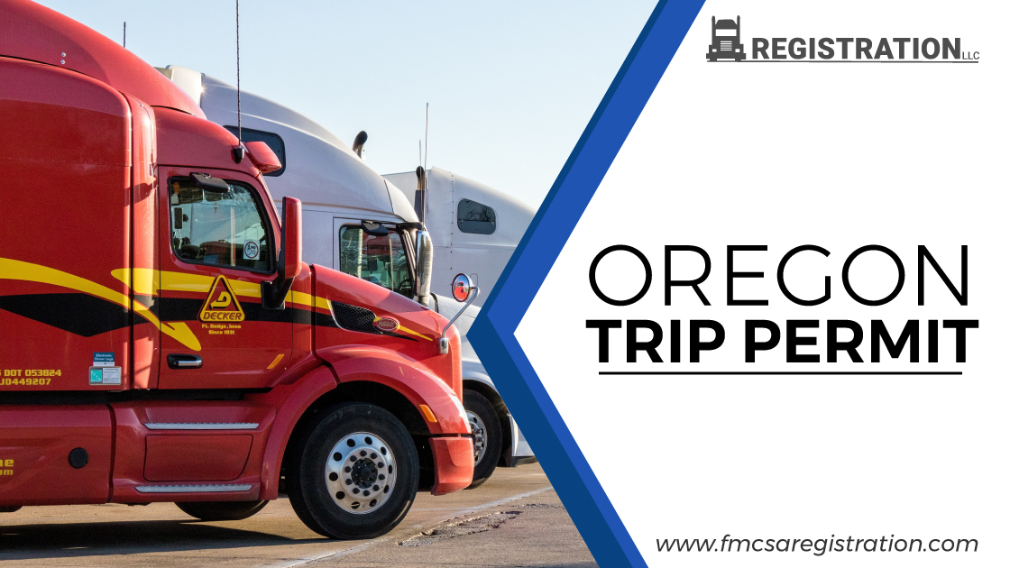 Get an Oregon Trip Permit Today FMCSA Registration