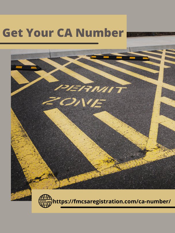 Get Your CA Number Today To Secure a CHP Motor Carrier Permit
