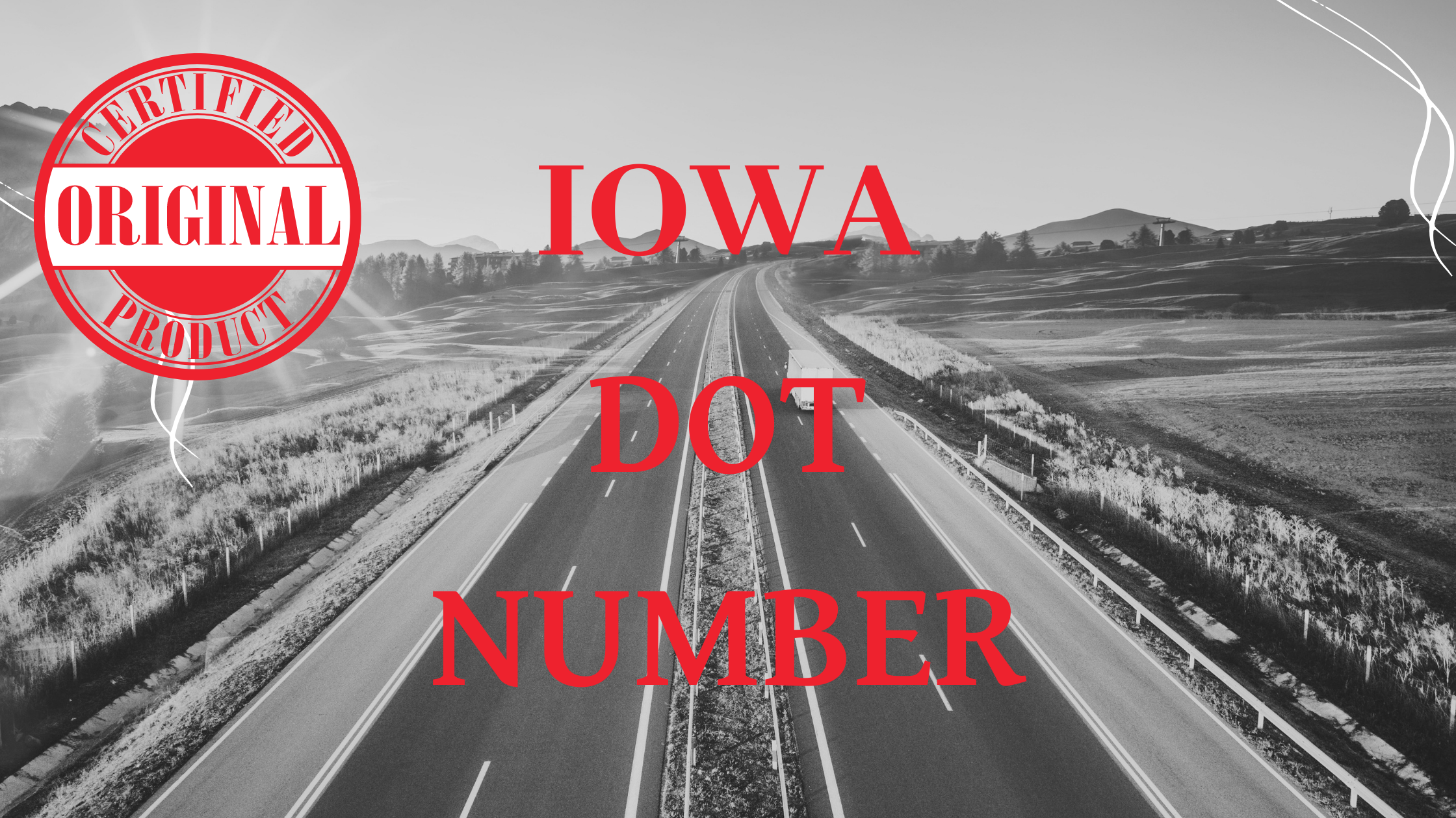Iowa DOT Number for Commercial Vehicle