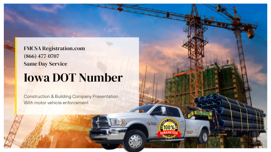 Iowa DOT Number for Commercial Vehicle  product image reference 5