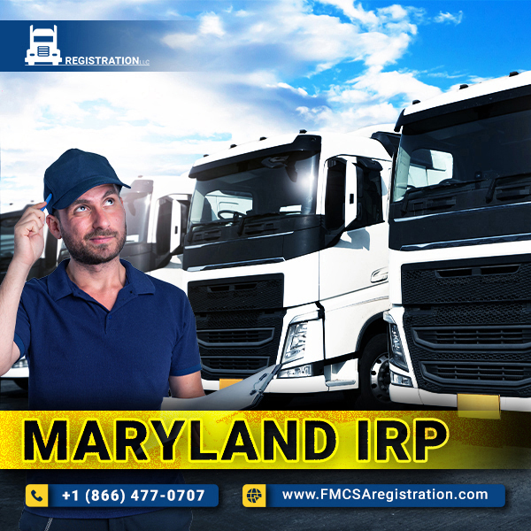Receive Maryland IRP Registration via FMCSAregistration.com