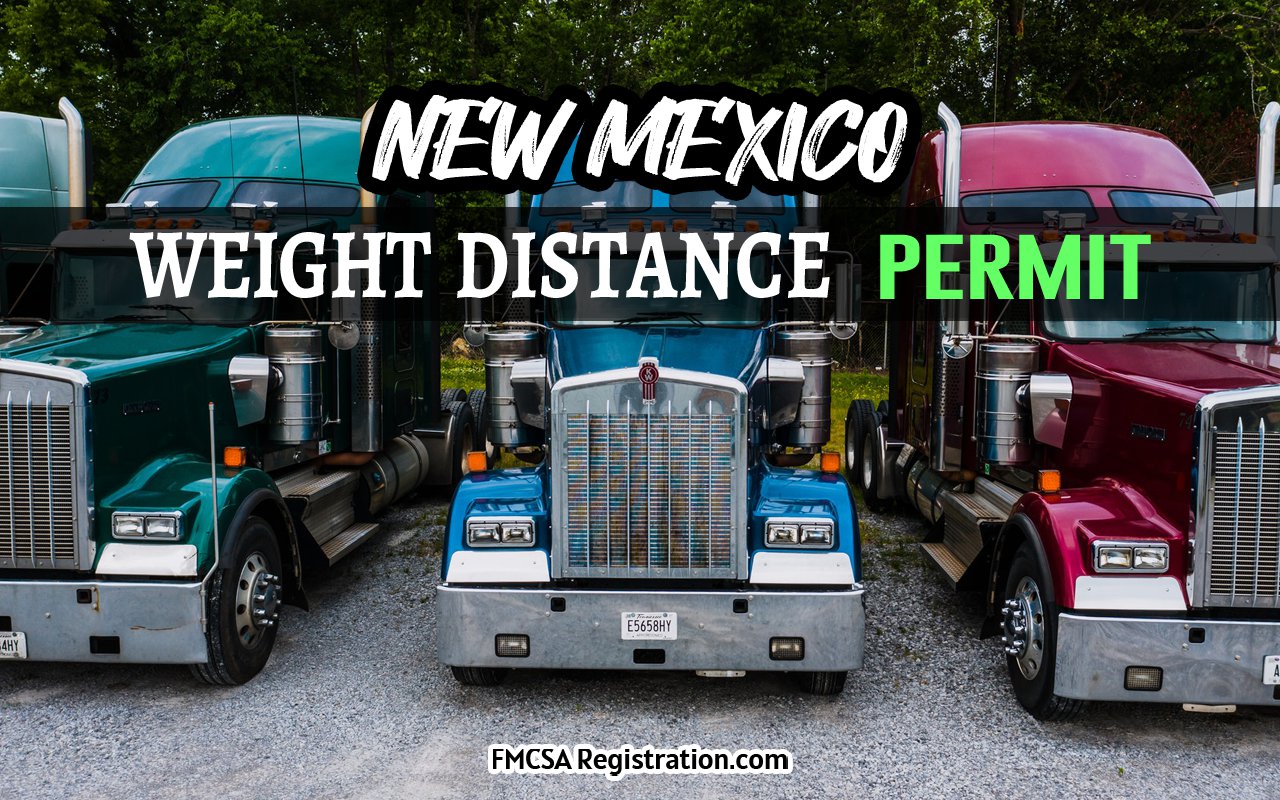 New Mexico Weight Distance Permit product image reference 1