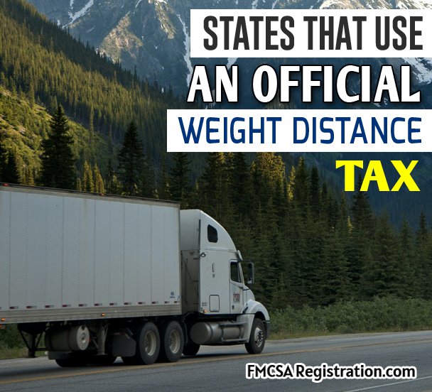 What States Require a Weight Distance Tax?