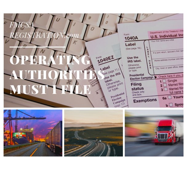 Which Versions of Trucking Authorities & Operating Authorities Must I File For?
