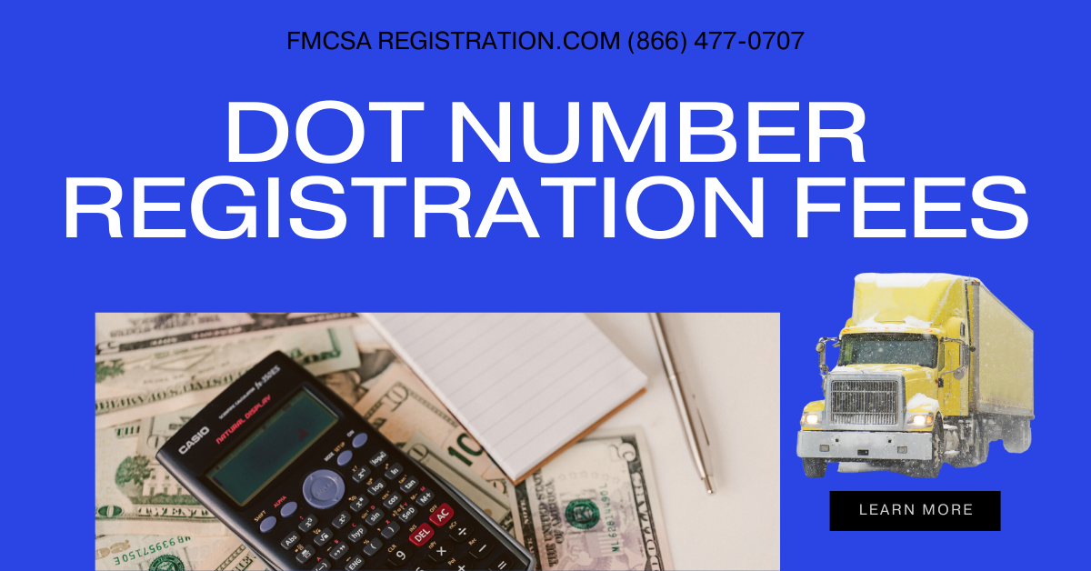 DOT Number Registration Fees Image