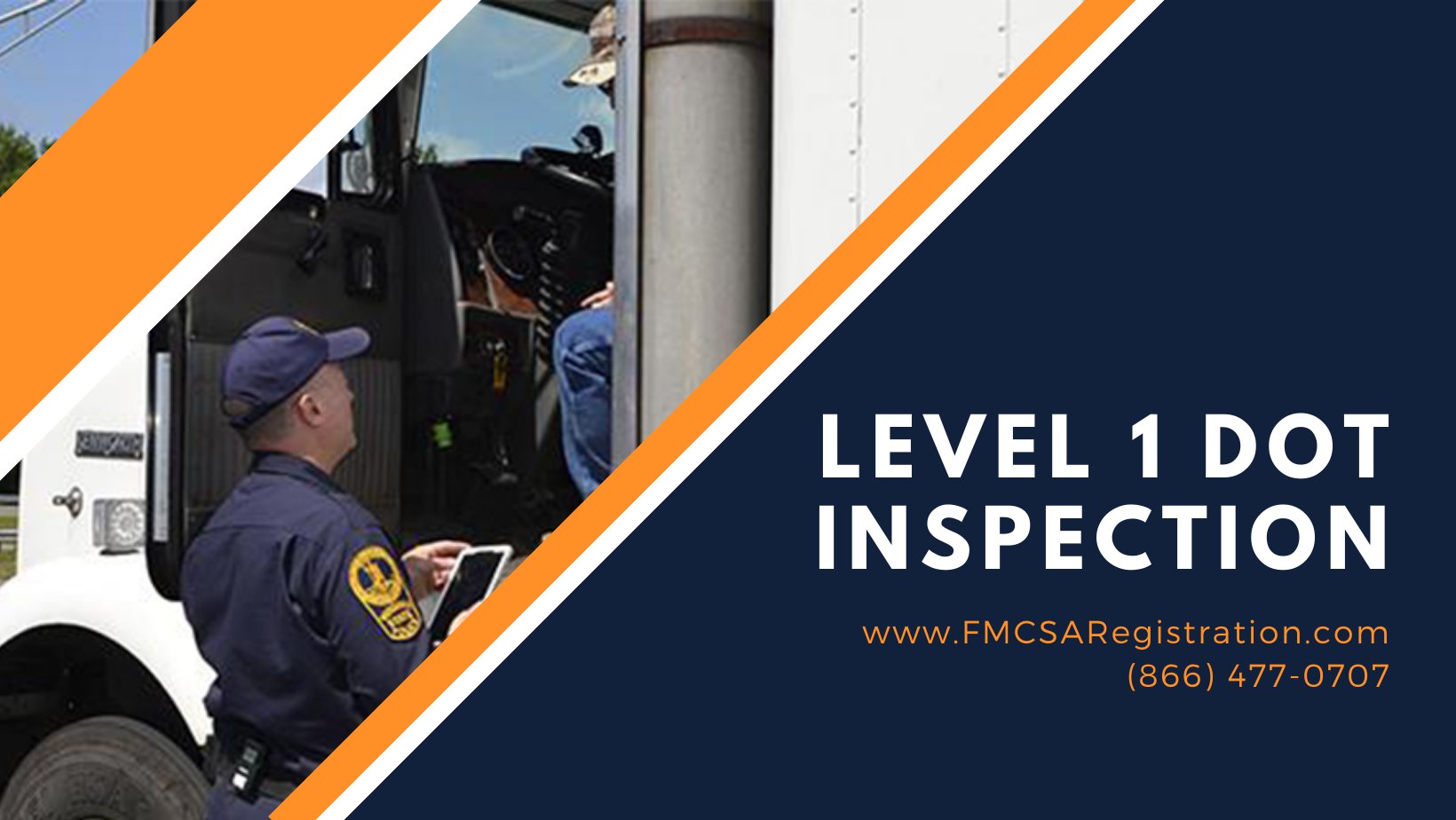 Level 1 DOT Inspection FMCSA DOT REGISTRATION RLLC